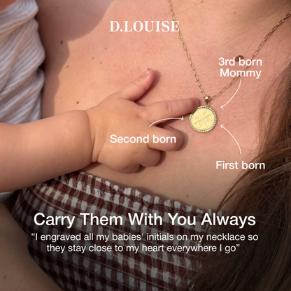 Engravable Compass Necklace