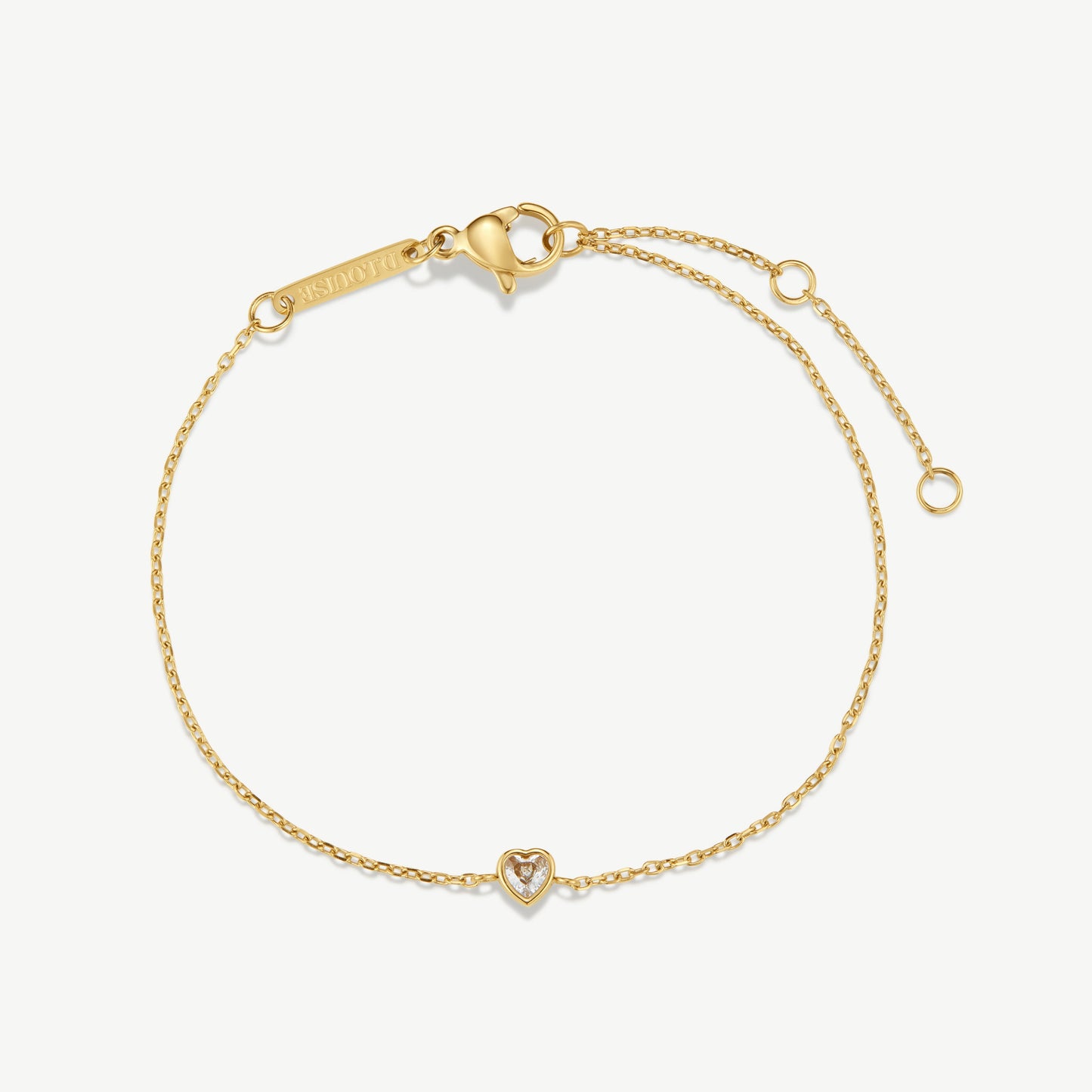 Bridesmaids Bracelet Heart with Stones