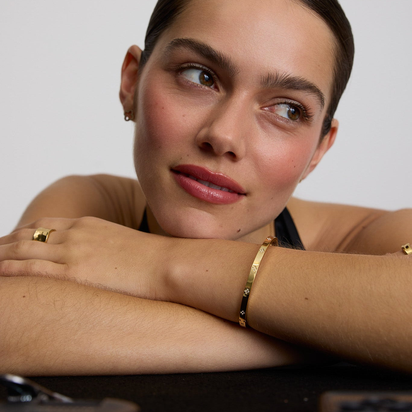 Clover Bangle Slim