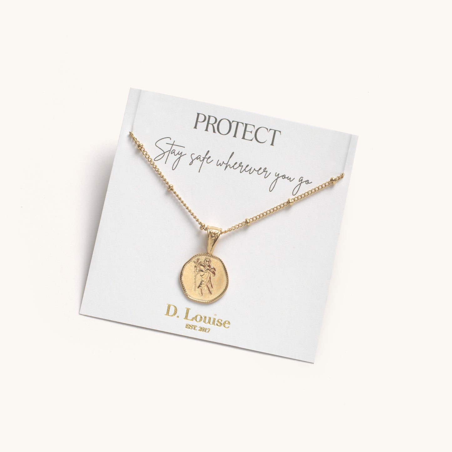 St. Christopher Necklace - Stay Safe Wherever You Go