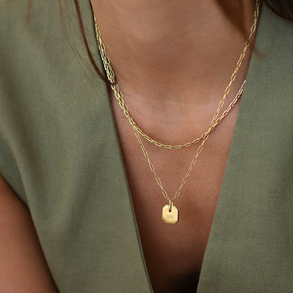 Engravable Mini Tag Necklace