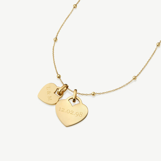Engravable Heart Pendant