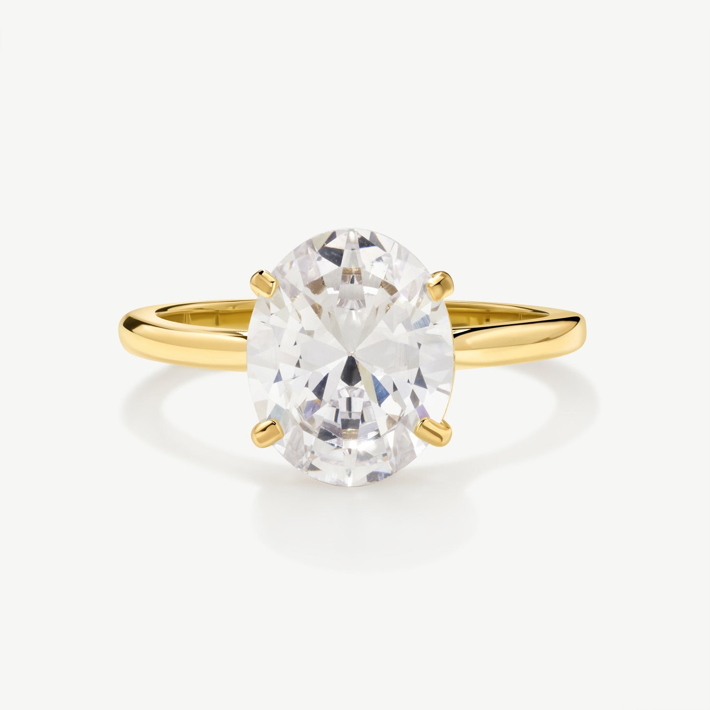 Oval Solitaire Travel Ring