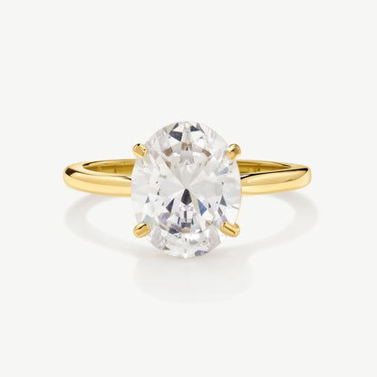 Oval Solitaire Travel Ring