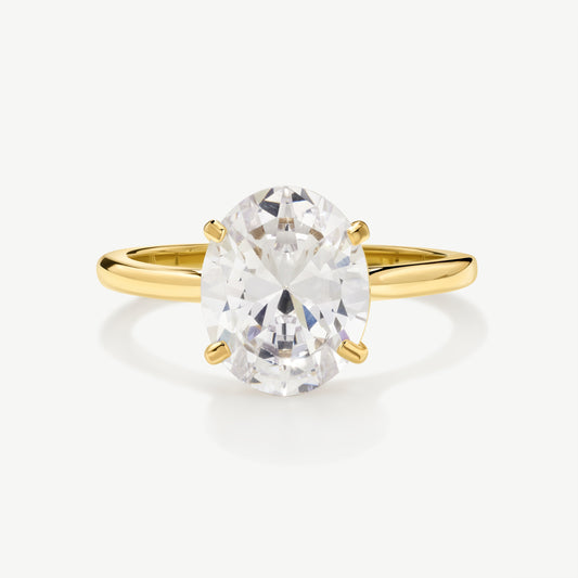 Oval Solitaire Travel Ring