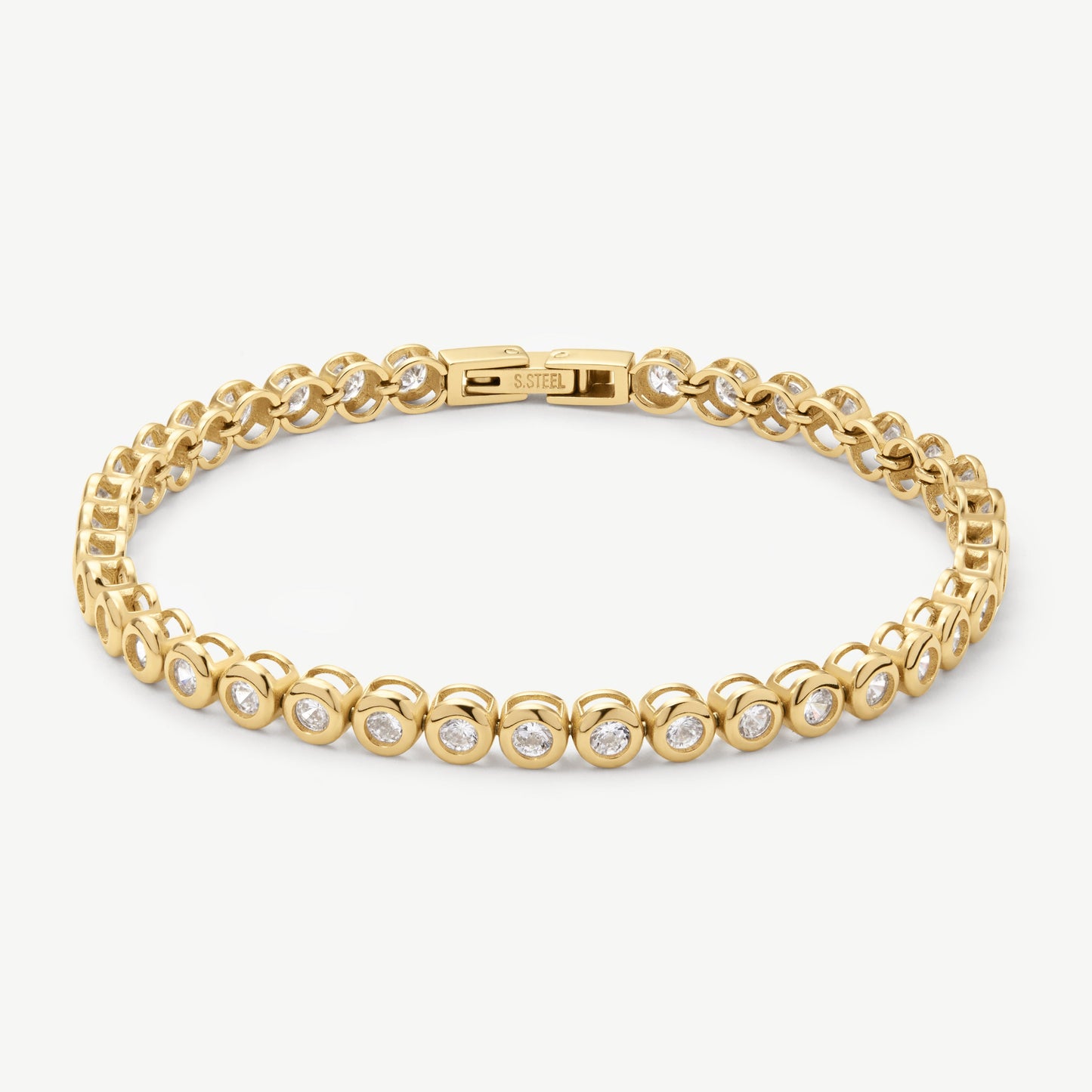 Classic Bezel Tennis Bracelet