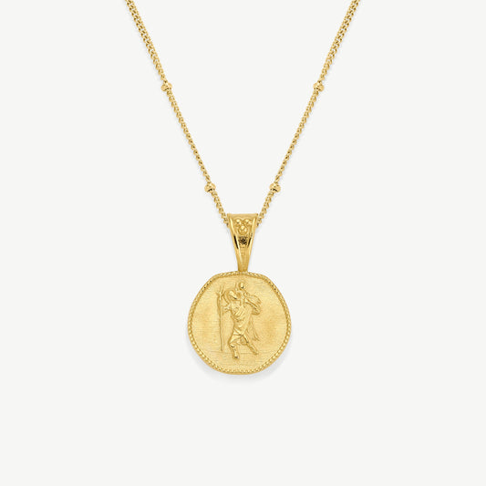 St. Christopher Necklace - Stay Safe Wherever You Go