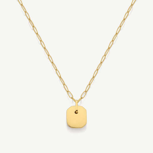 Engravable Mini Tag Necklace