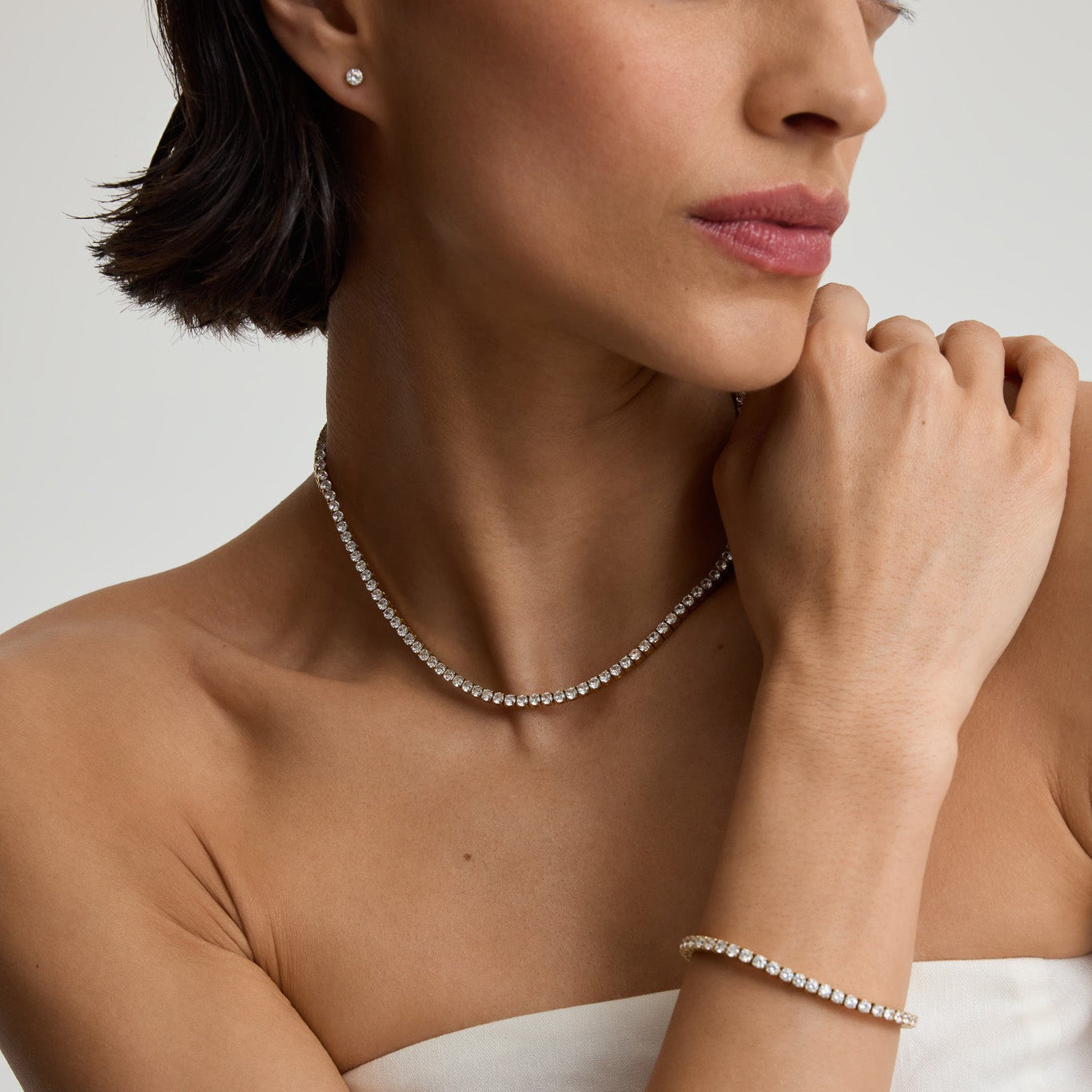 Luxe Tennis Necklace