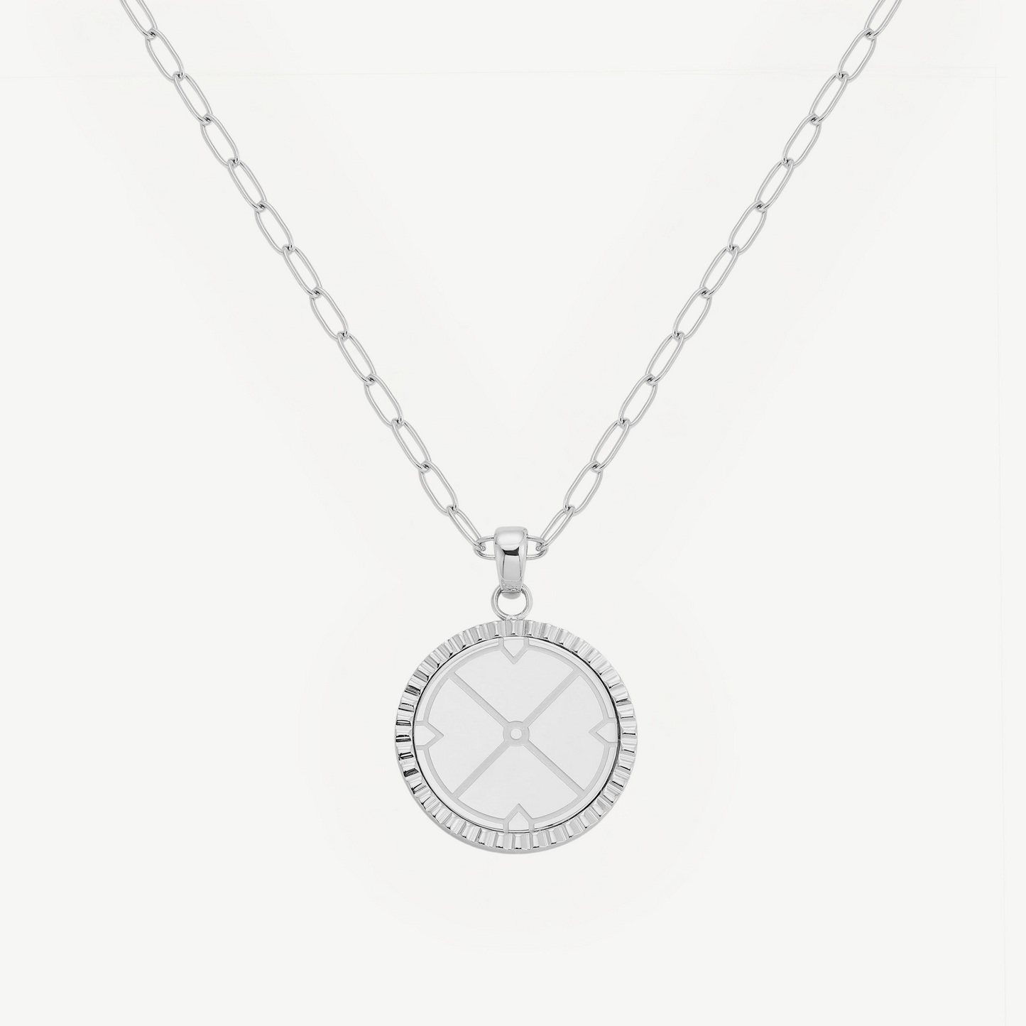 Engravable Compass Necklace