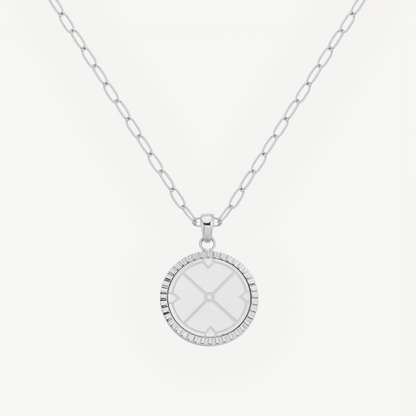 Engravable Compass Necklace