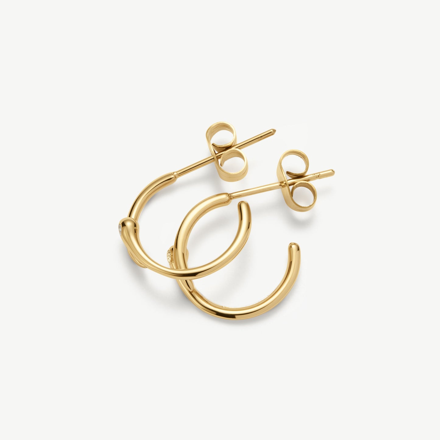 Wave Mini Hoops