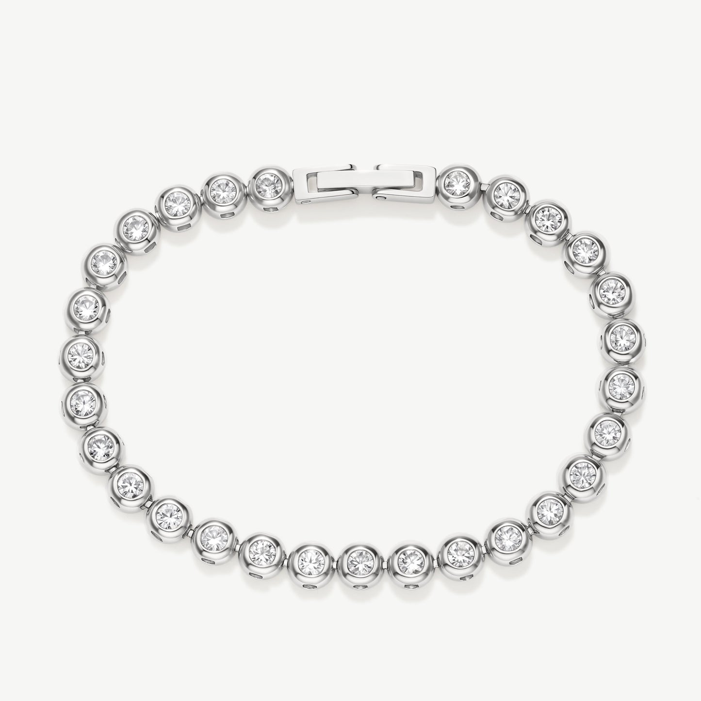 Classic Bezel Tennis Bracelet